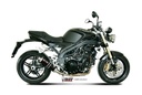 Mivv Slip-On GP black Triumph Speed Triple 2007-10