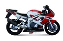 Mivv Slip-On Suono black con tapa carbono Yamaha YZF 600 R6 1999-02