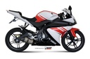 Mivv Full system 1x1 Suono St. Steel con tapa carbono Yamaha YZF R125 2008-13