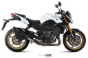 Mivv Slip-On Suono black con tapa carbono Yamaha FZ8 / Fazer 8 2010-16