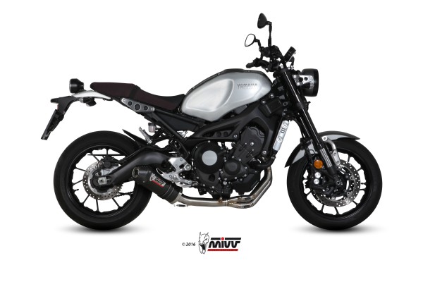 [Y.054.L3C] Mivv Full system 3x1 Oval carbono con tapa carbono Yamaha XSR 900 2016-22