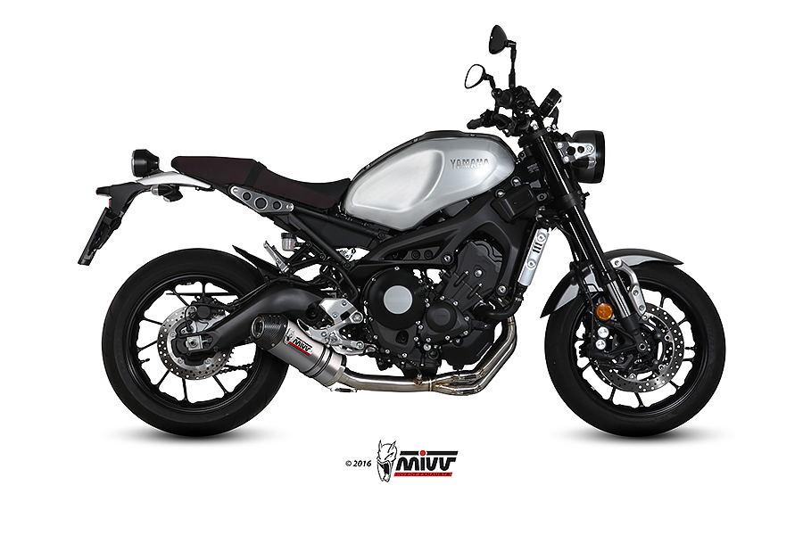 [Y.054.L4C] Mivv Full system 3x1 Oval titan con tapa carbono Yamaha XSR 900 2016-22