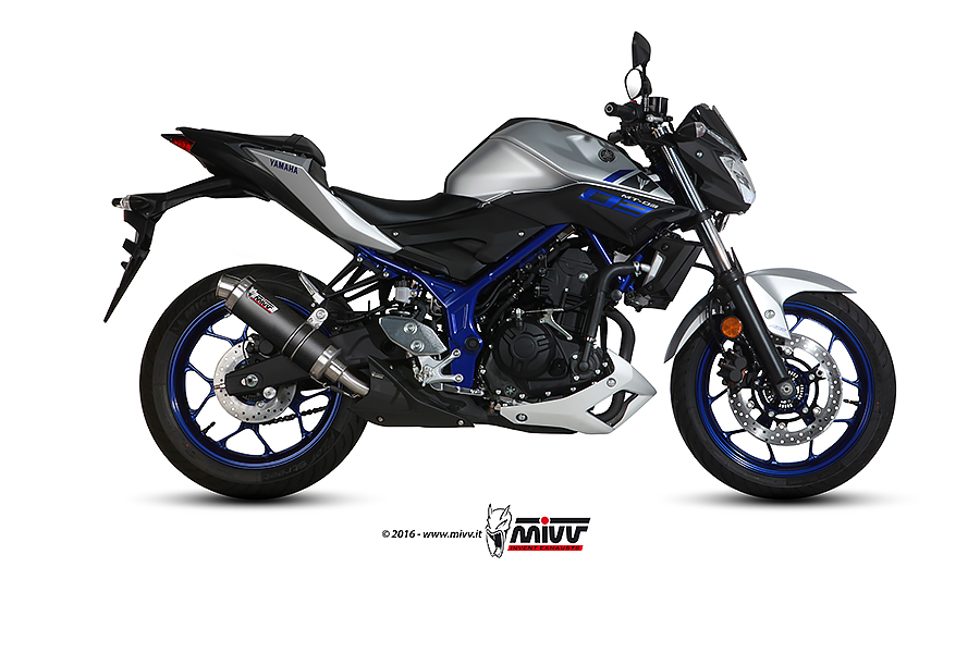 [Y.055.L2S] Mivv Slip-On GP carbon Yamaha MT-03 2016-24