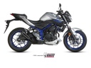 Mivv Slip-On Double Gun black Yamaha MT-03 2016-24