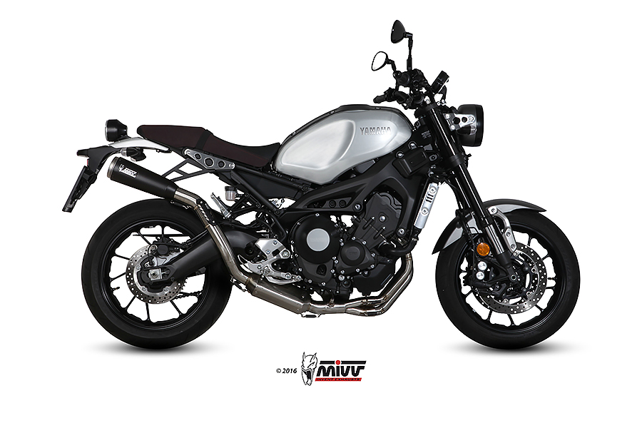 [Y.056.LGB] Mivv Full system 3x1 Ghibli black Yamaha XSR 900 2016-22