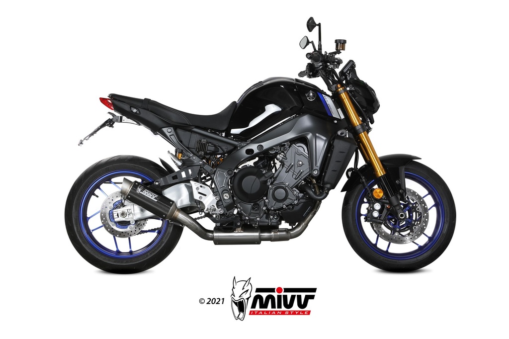 [Y.066.L2P] Mivv Full system 3x1 GP Pro carbono Yamaha MT-09 / SP / FZ-09 2021-23