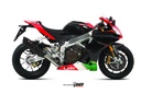 Mivv Slip-On Suono black con tapa carbono Aprilia RSV4 APRC / Tuono V4 APRC 2011-16