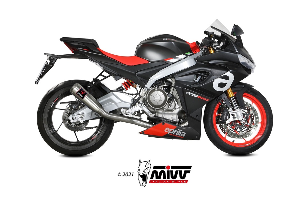 [X.AP.0001.SC4T] Mivv Full system 2x1 X-M1 Aprilia RS 660 2020-24 / Tuono 660 2021-23