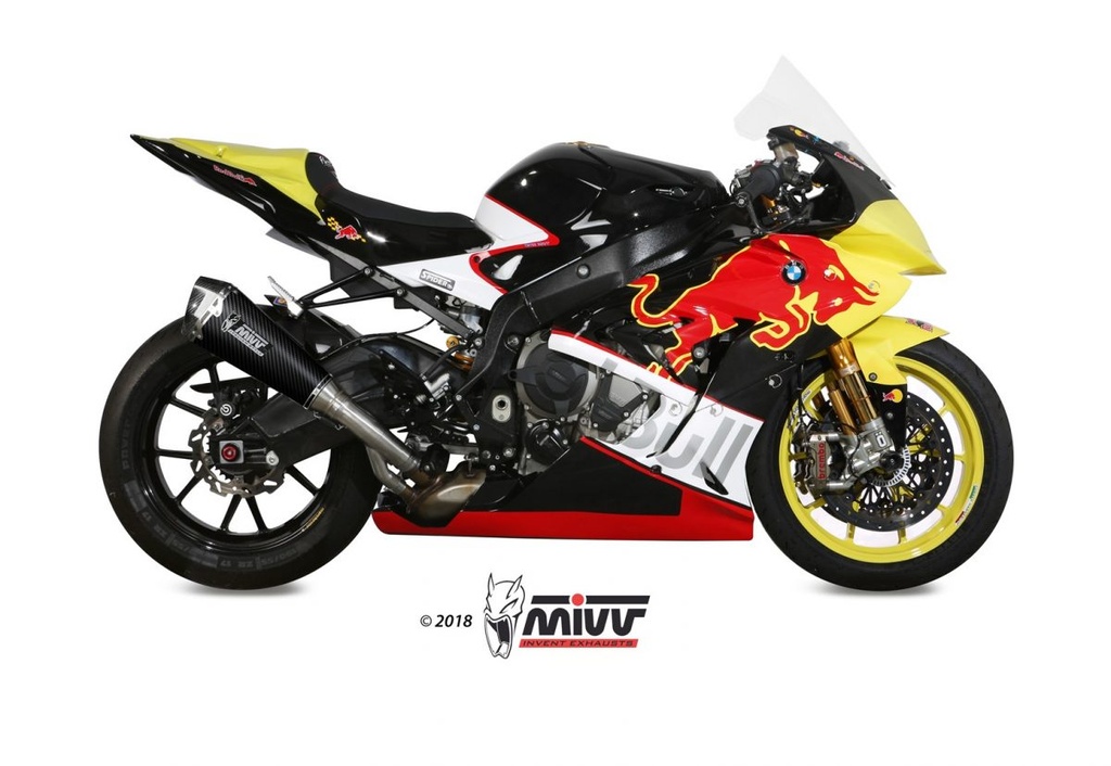 [B.031.LDRC] Mivv Slip-On Delta Race carbono BMW S 1000 RR 2017-18