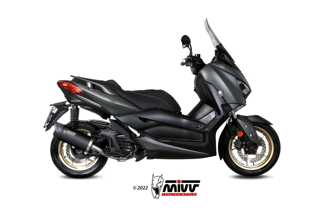 [MV.YA.0007.LV] Mivv Full system 1x1 Mover black Yamaha X-MAX 125 2021-22