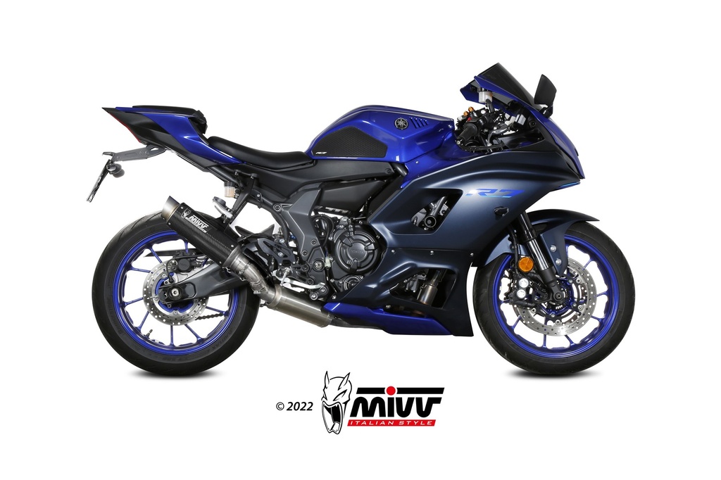 [Y.071.L2P] Mivv Full system 2x1 GP Pro carbono Yamaha YZF R7 2022-24