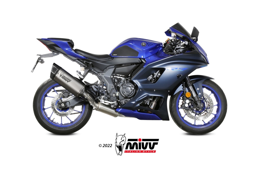 [Y.071.LR1T] Mivv Full system 2x1 SR-1 titanium Yamaha YZF R7 2022-24