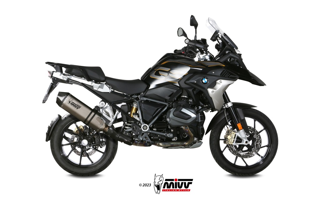 [B.034.LGS] Mivv Slip-On Speed edge titanium BMW R 1250 GS / Adventure 2019-23