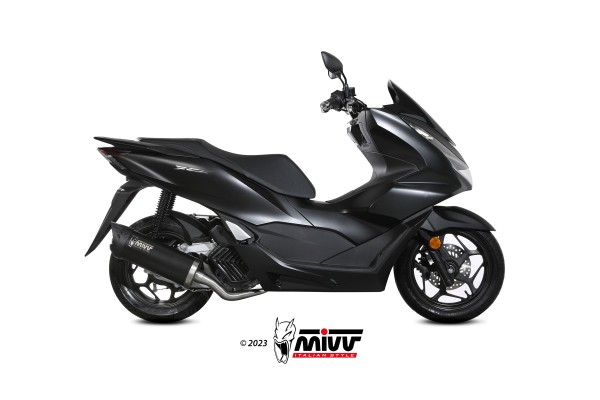 [MV.HO.0006.LV] Mivv Full system 1x1 Mover black Honda PCX 125 2021-24