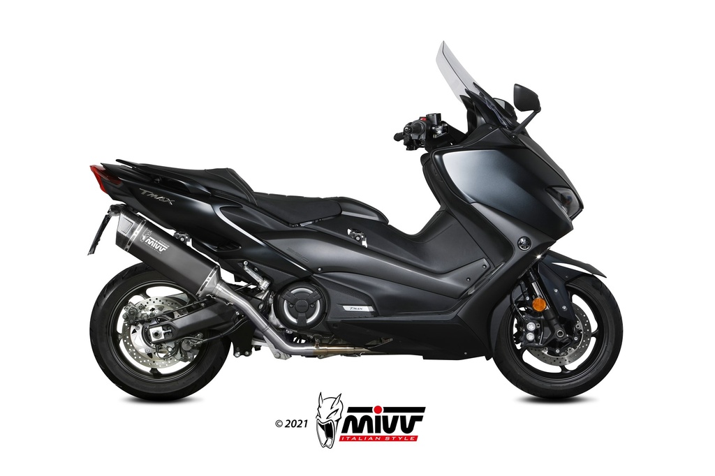 [Y.061.LR1TB] Mivv Full system 2x1 SR-1 black titanium Yamaha T-MAX 560 2020-21