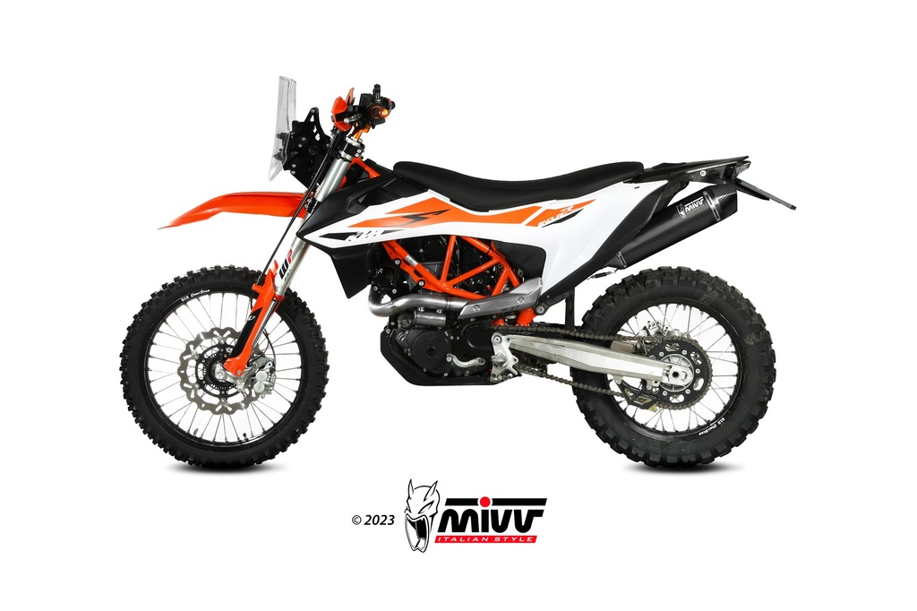 [M.KT.031.LXBC] Mivv Slip-On STR1 black KTM 690 Enduro R / 690 SMC R 2019-23