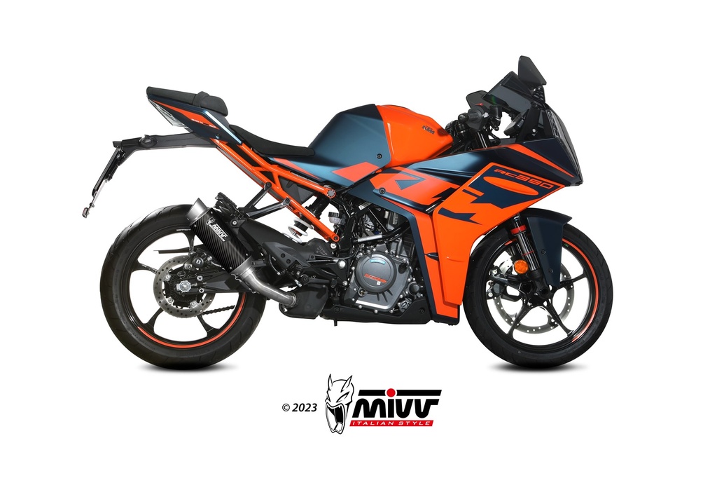 [KT.030.L2P] Mivv Slip-On GP Pro carbono KTM RC 390 2021-24