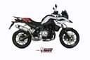 MIVV SLIP-ON DAKAR ST. STEEL BMW F 750 GS / F 850 GS 2018-24