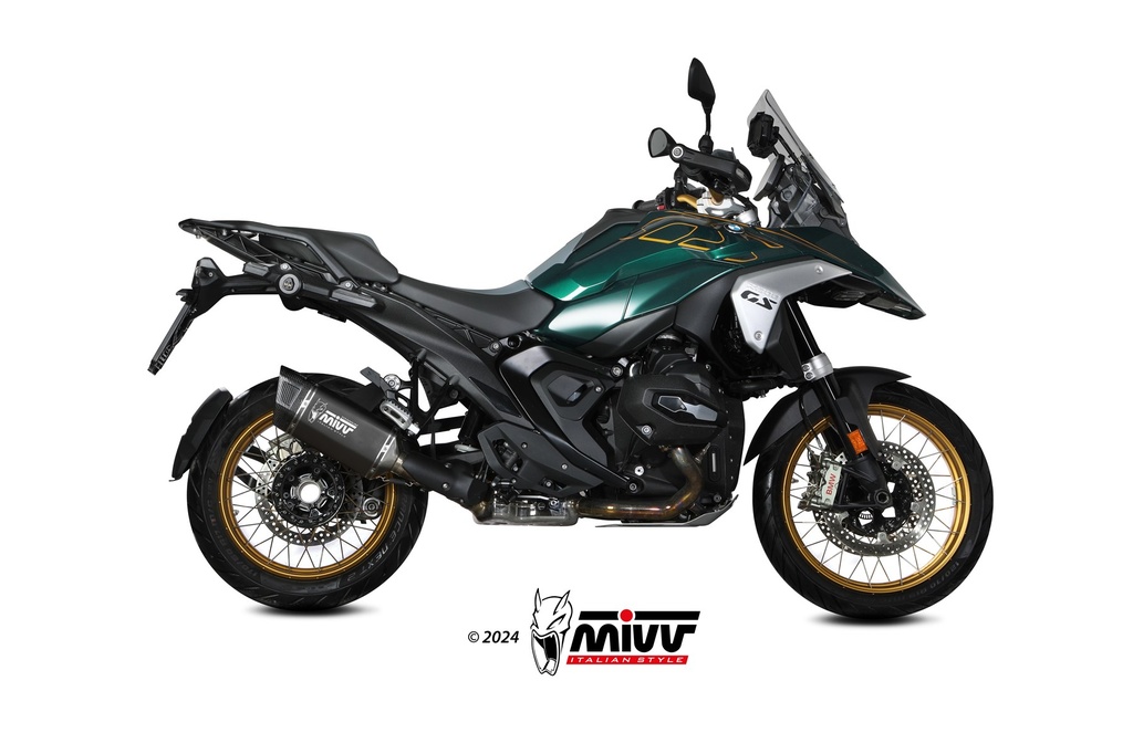 [B.042.LR1TB] MIVV SLIP-ON SR-1 BLACK TITANIUM BMW R 1300 GS 2024