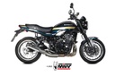 MIVV SLIP-ON HR-1 POLISHED ST. STEEL KAWASAKI Z900 RS 2018-24