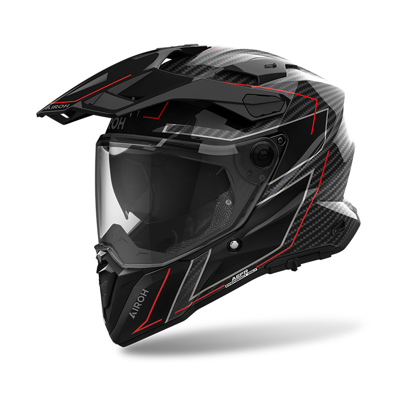 CASCO INTEGRAL AIROH COMMANDER 2 CARBON STYLISH