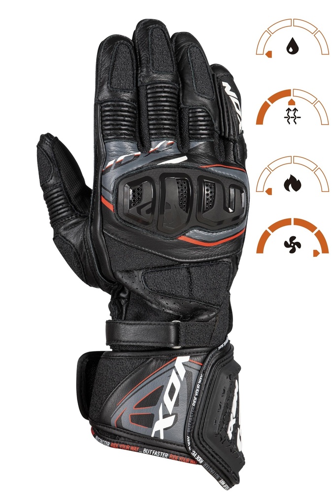 [300211056-1015] IXON RS REPLICA SUMMER MOTORCYCLE GLOVES