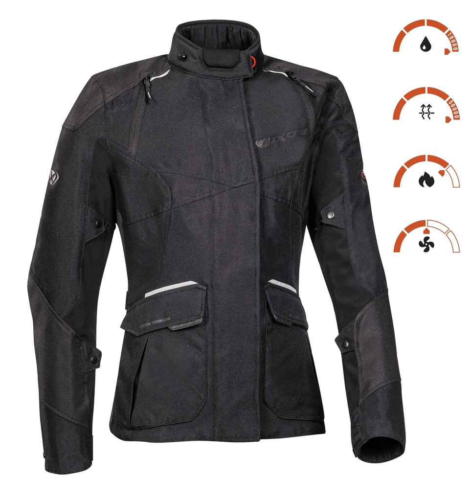 [105102038] CHAQUETA DE MOTO IXON BALDER LADY PARA INVIERNO