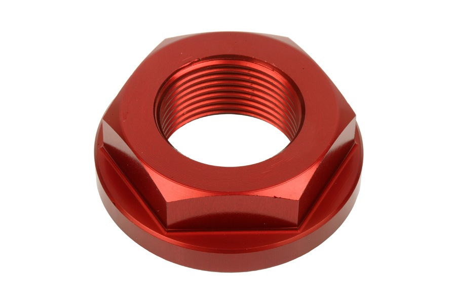 [355006053] Wheel nut LLS dcpf09 M25 x 1 Aluminum Red