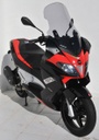 Cúpula alta con protección para Aprilia SR MAX 2011-2018 (15 cm - soit 68 cm) 