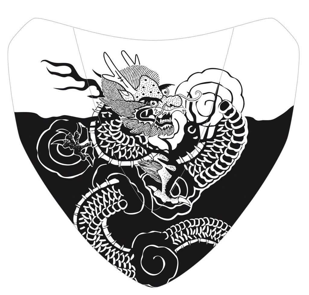 [SE05SVDRA] Serigrafía dragon para cúpula 
