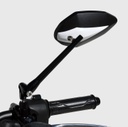 Homologated, reversible and adjustable rear-view mirrors