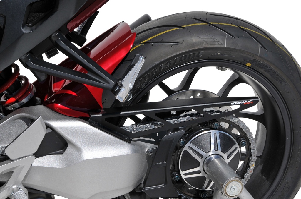 [7301S93] Guardabarros trasero (+ carter de cadena en Aluminio anodizado) Ermax para Honda CB 1000 R 2018-2020