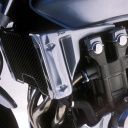escopas de radiador (bicolor con look carbono) ermax para CB 600 hornet F 2011-2013