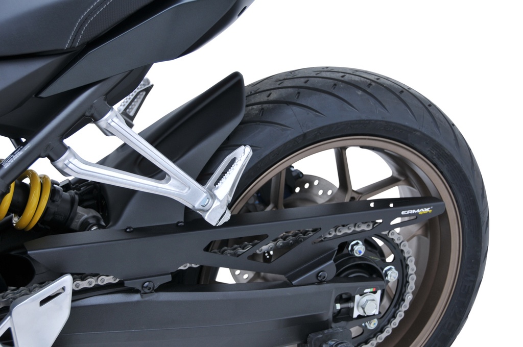 guardabarros arriere (+ carter de cadena en aluminio anodizado) ermax para cb650 r 2021 -2020