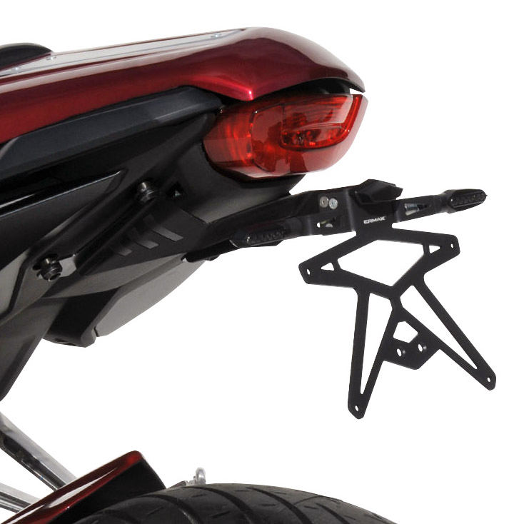 [SUP12T08-NR] Soporte de matrícula para Honda CBR 650R (2019-2020)