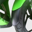 Faldón guardabarros delantero ermax para Ninja 300 2013-2016