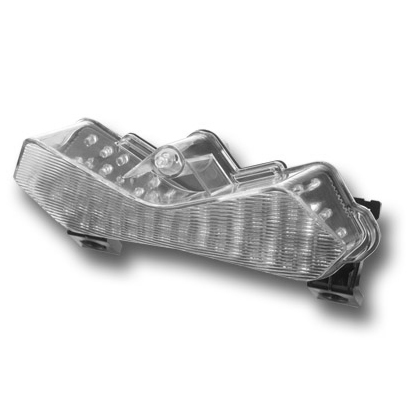 [910301055] Piloto trasero blanco led E11 (con indicadores) Z750/1000 03-06 ZX6 R 03-04