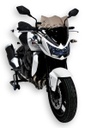 Screen for Kawasaki Z750 2007-2012 (Look Z1000 - 39 cm - double bubble - fasteners and brackets)