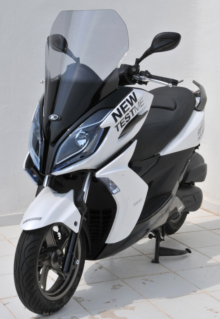 [14101014] Raised protection screen for Kymco K-XCT 125/300I 2013-2019 (+13cm - total height 72cm - with fixing kit)