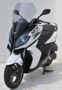 Raised protection screen for Kymco K-XCT 125/300I 2013-2019 (+13cm - total height 72cm - with fixing kit)