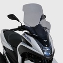 Raised protection screen for MBK TRYPTIK 125 2014-2019 (68cm - with hand protection)