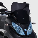 Sport windscreen for Piaggio MP3 125/300/400/500 2011-2018 (45 cm - Touring/Sport/Business model)