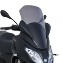 Windscreen scooter touring for Piaggio MP3 300 HPE & HPE sport 2019-2021 (68 cm - with hands protection in abs)