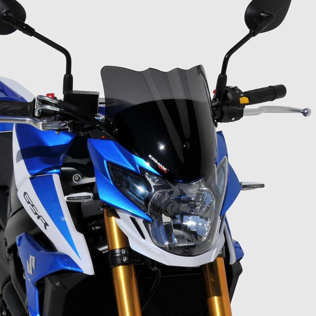 [30400104] Cúpula deportiva para Suzuki GSR 750 2011-2016 and GSX S 750 2015-2016 (26 cm - con kit de fijación)  