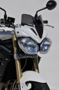 Ermax headlight fairing (21cm + screen) for STREET TRIPLE R 2012