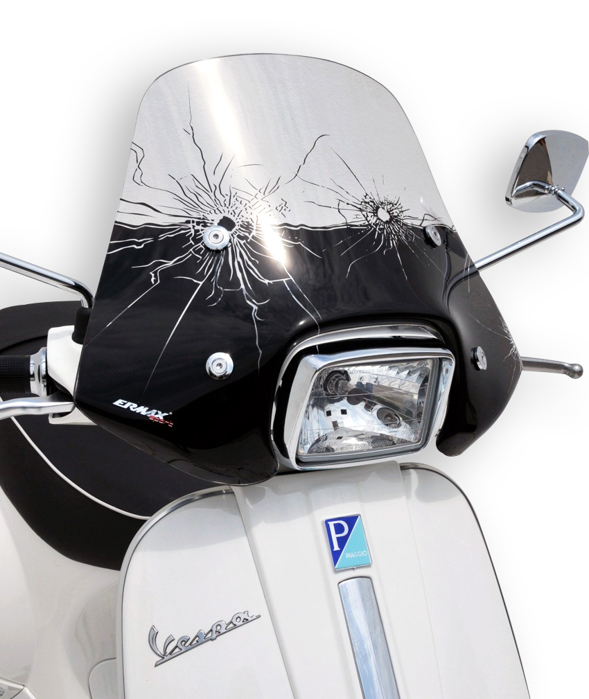 [MS1301PCS] Mini sport windscreen for VESPA S 2010-2019 (40 cm)