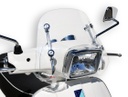 Pantalla pequeña para VESPA 50/125 S 2010-2019 (30 cm - con kit de fijación - corte cuadrado)