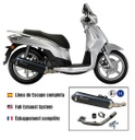 Exhaust Racing for Kymco People S 125-150 (drum brake)