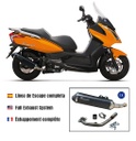 Exhaust system for Kymco Superdink 125