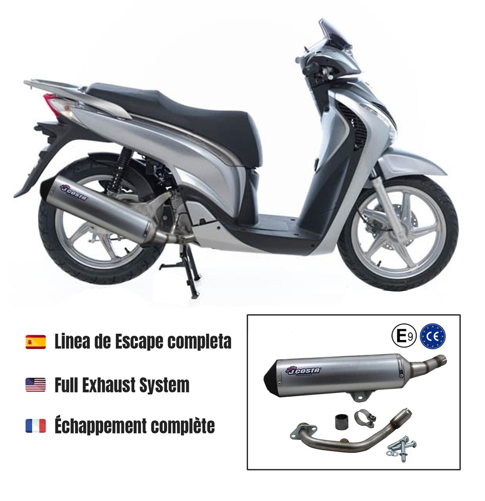 [JC6411IEST] Escape Urban para: Honda @ 125i / PS 125i-150i / SH 125i-150i (2007-2011)